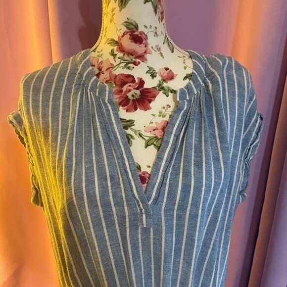 Rails Tie Waist Striped Boho Chic Dress Size Large - Picture 2 of 4